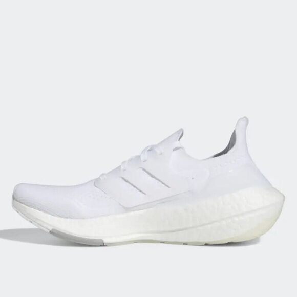 Adidas Ultraboost 22 Women's Running Training Triple White FY0403 10 US - Picture 2 of 16